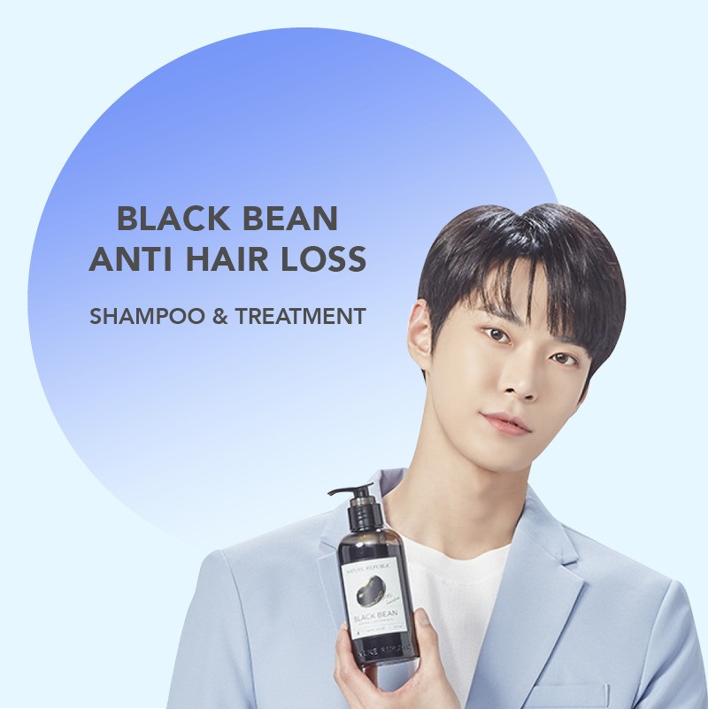 BLACK BEAN HAIR LOSS SHAMPOO Nature Republic Maroc