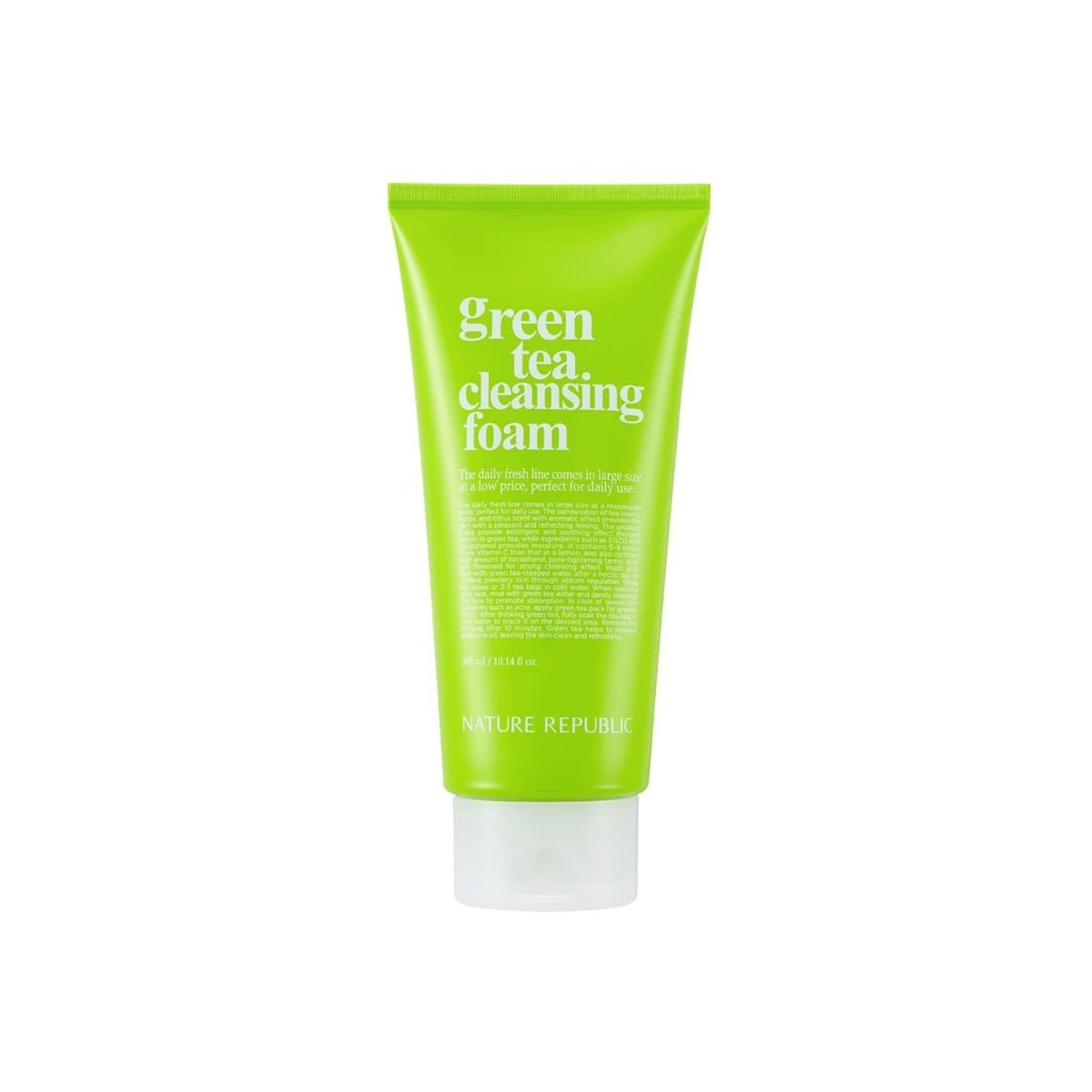 Daily Fresh Green Tea Cleansing Foam Nature Republic Maroc